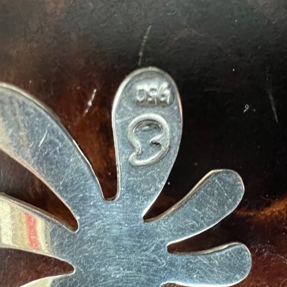 Signed Taxco Sterling Earrings - Picture 5 of 7